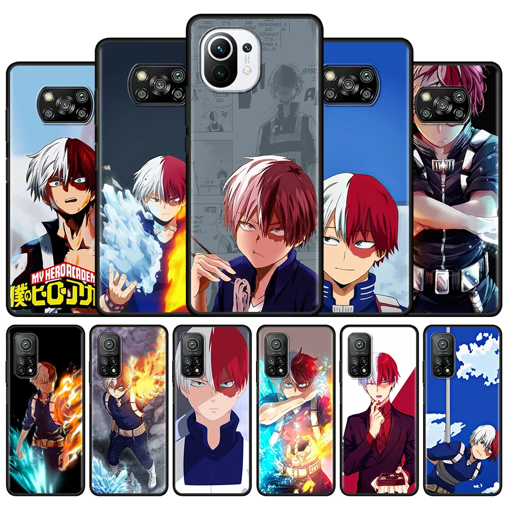 

My Hero Academia Shoto Phone Case For Xiaomi Mi 10T Pro 11 Lite 5G 9T Note 10 Lite 5G A2 CC9 8 CC9E 11 UItra Back Cover Shell