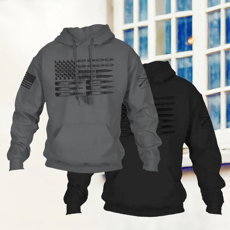 

Men's Fashion Hooded Sweatshirt Pullover Printed Male Clothing Autumn Spring Long Sleeve Hoodies Sweat Shirts Plus Size Outwear