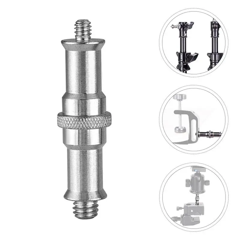 

6PCS Metal Threaded Screw Adapter 1/4 inch to 3/8 inch Adapter Spigot Screw