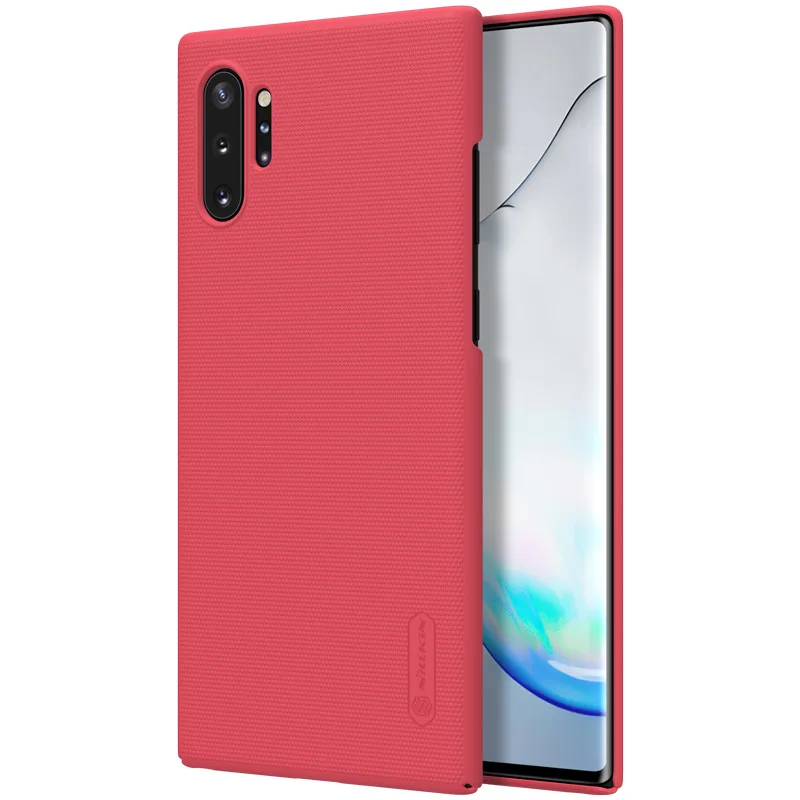Красный Для samsung Galaxy Note 10 Plus Nillkin супер матовый защитный жесткий чехол для samsung Note 10 Plus 9 8 7 FE Nilkin чехол для телефона - Цвет: Красный