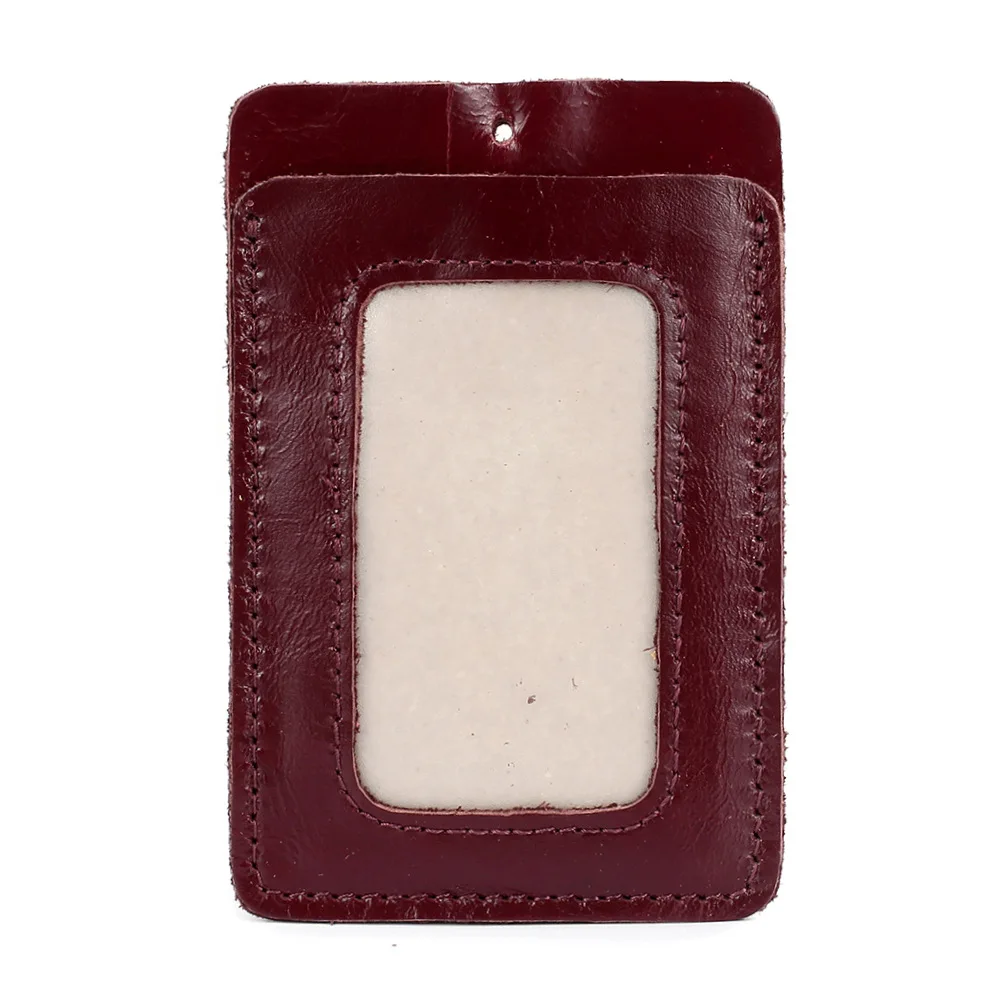 Держатель значка для сотрудников натуральная кожа работы ID карты слинг