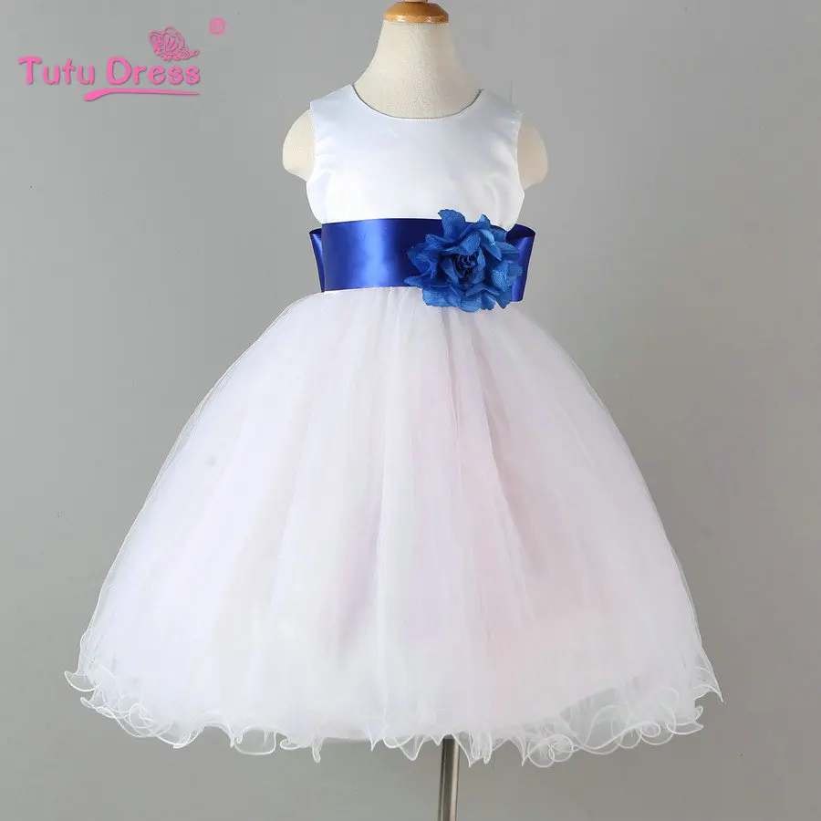 Детское платье для девочек свадебное с бабочками маленьких на день рождения