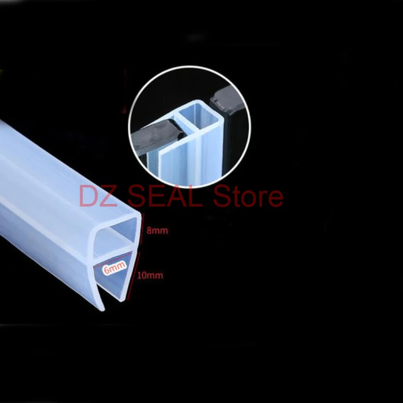 U форма из силиконовой резины для ванной стеклянная душевая дверь окна