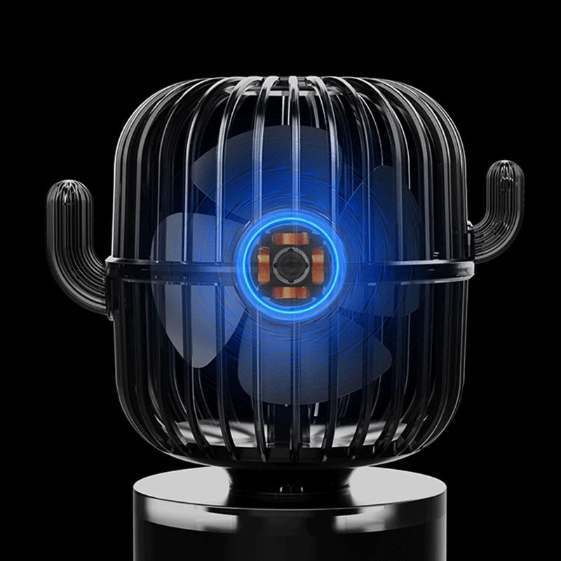 USB вентилятор перезаряжаемый портативный Настольный кулер 3 скорости бесшумное