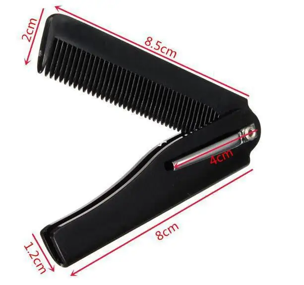 Карманная расческа для волос Мужская и женская профессиональная Складная клипса