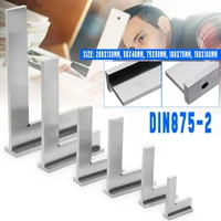 dni8752 machinist square 90 degree precision angle gauge corner ruler right angle engineer set wide base measuring tool