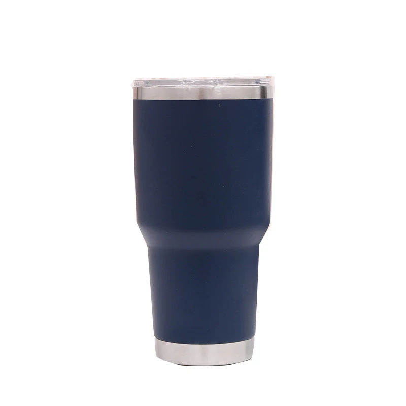 30oz Sapphire blue Лазерная гравировка, Кастомизация 20 унций 30 унций, нержавеющая сталь, пивной стакан, стакан, дорожная пивная кружка, термос, кофейные кружки - Цвет: 30oz Sapphire blue