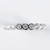 rings white zircon round cut size 6 10 ring wedding jewelry women ring