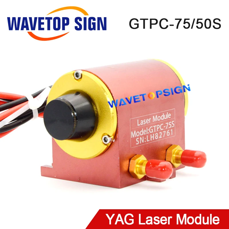 WaveTopSign JiTai GTPC 75S 75 Вт прямые YAG лазерный модуль Лазерная Диодная помпа неодим