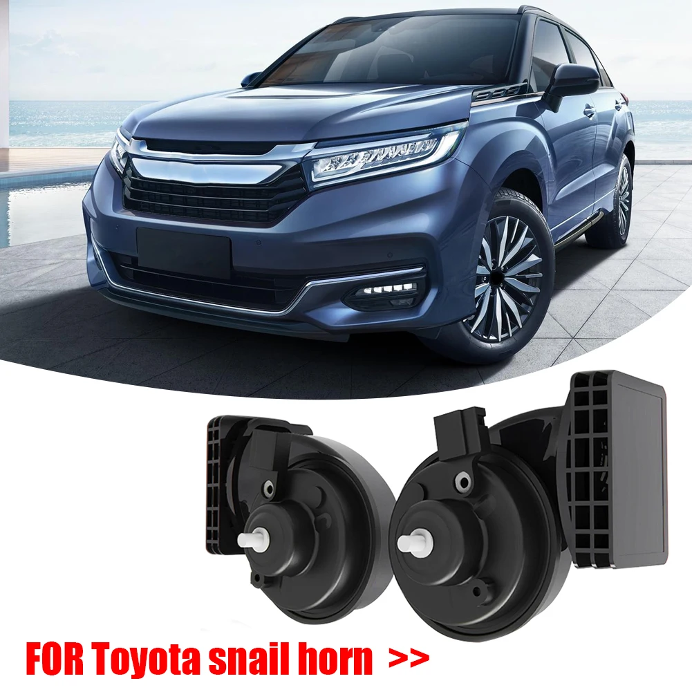 

ABS автомобильный звуковой сигнал Snail Horn YJ-LAB002 12 В громкий сигнал комплект сигнализации 120 дБ грузовик для Toyota автомобильные аксессуары
