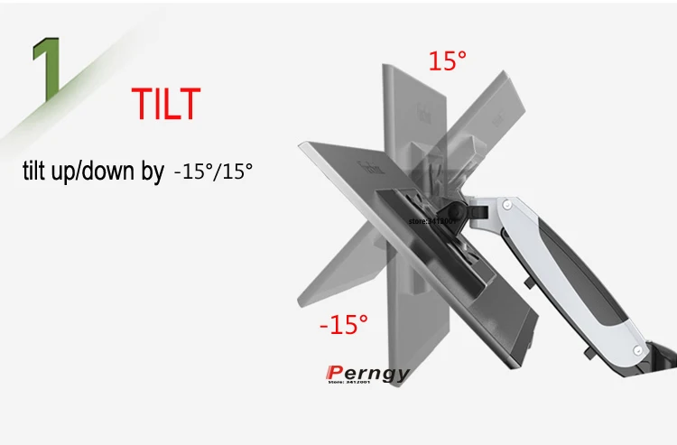 DL-GST112 Desktop17-2" втулка зажим База ЖК светодиодный монитор держатель Arm газовая пружина полное движение тв крепление загрузка 9-20 кг