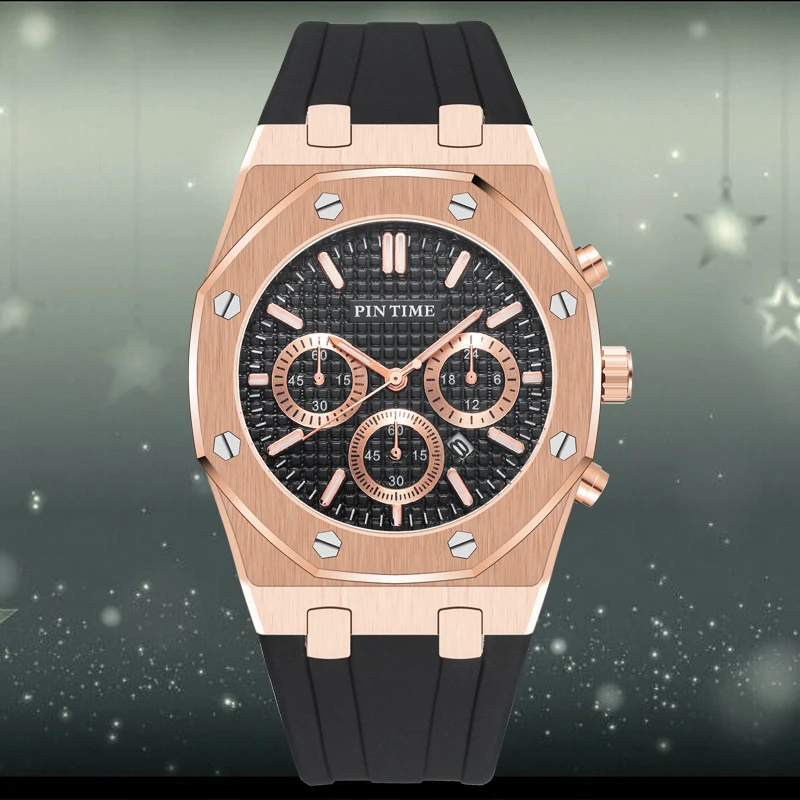 Часы наручные мужские кварцевые люксовые Брендовые спортивные в стиле милитари