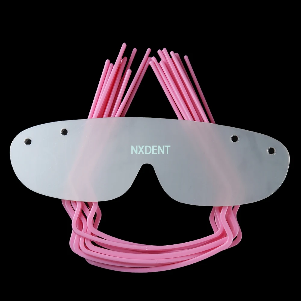 10 шт./компл. одноразовая пластиковая защитная маска для глаз оправ 1 пленка