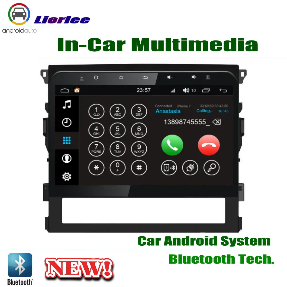 ЖК-экран Android 8 Core для Toyota Land Cruiser 2016 2017 2018 2019 автомобильное радио 3G/4G WIFI AUX USB GPS Navi