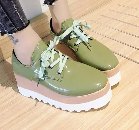 Летние 2020 новые дышащие сетчатые кроссовки на массивной платформе Обувь