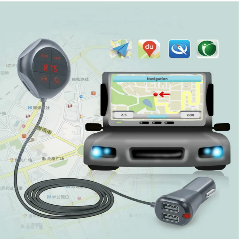 Q7s автомобильный комплект громкой связи Bluetooth автомобильное Usb зарядное устройство fm-передатчик беспроводной автомобильный fm-модулятор Автомобильный MP3-плеер автомобильный Стайлинг Musica