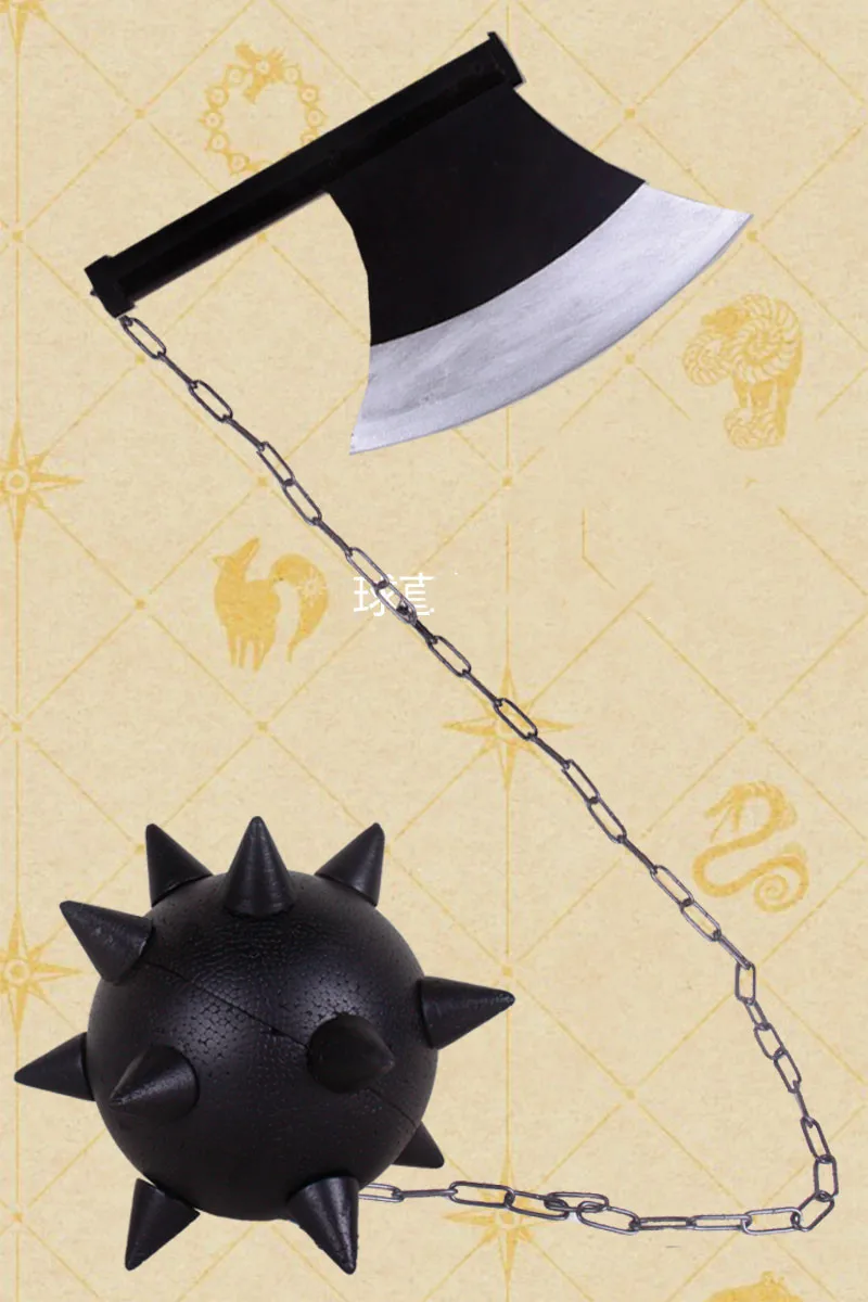 Аниме Demon Slayer косплей реквизит Kimetsu No Yaiba Himejima Gyoumei Косплей бутафория метеоритный