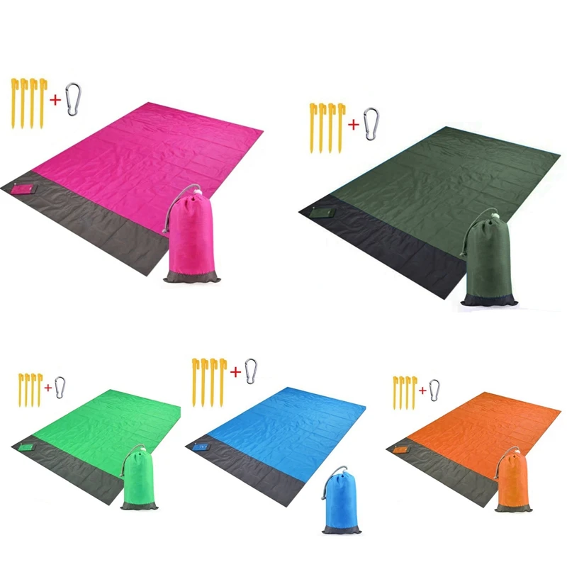 

Outdoor Camping Dew-proof And Convenient Picnic Mat-gray + Army Green 140*200cm / 210*200cm 10 Styles 2021 New Hot 1 set