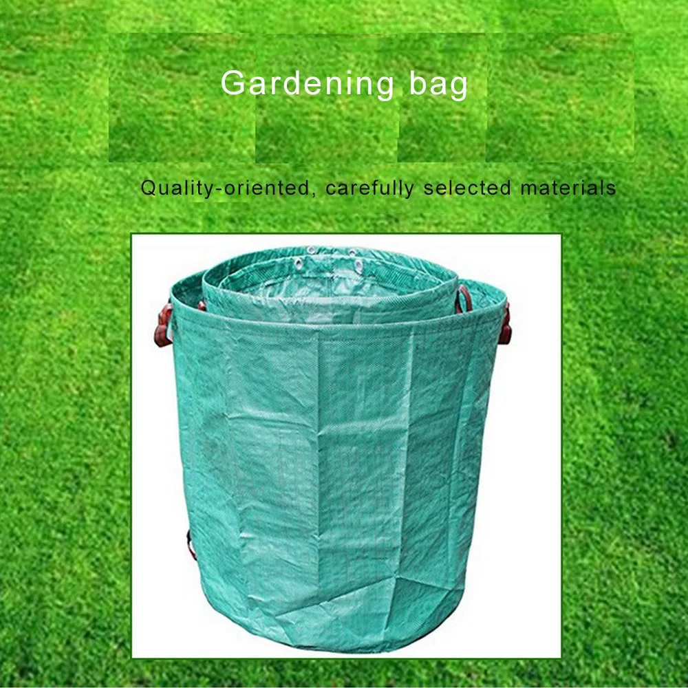 

Portable foldable Trash Can Pop-Up Garden Leaf Garbage Storage Bag Flowers Grass Collection Bin Camping Picnic Outdoor Bucket