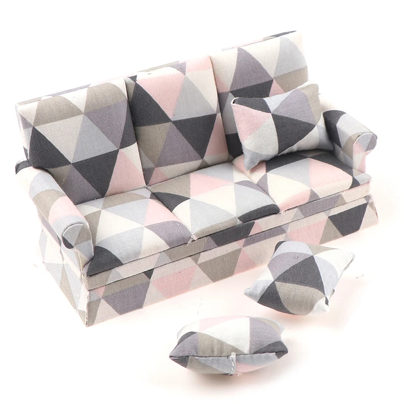 Mini Cute Sofa Pillows For Dolls Children Simulation Dollhouse Furniture Toys 1:12 Miniature Doll House | Игрушки и хобби