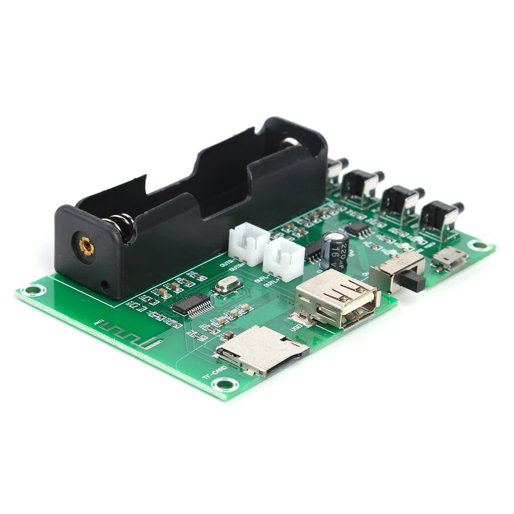 

XH-A150 Bluetooth Audio Receiver Amplifiers Rechargeable Lithium Battery 2x5W Channel Digital Power Amplifier Board