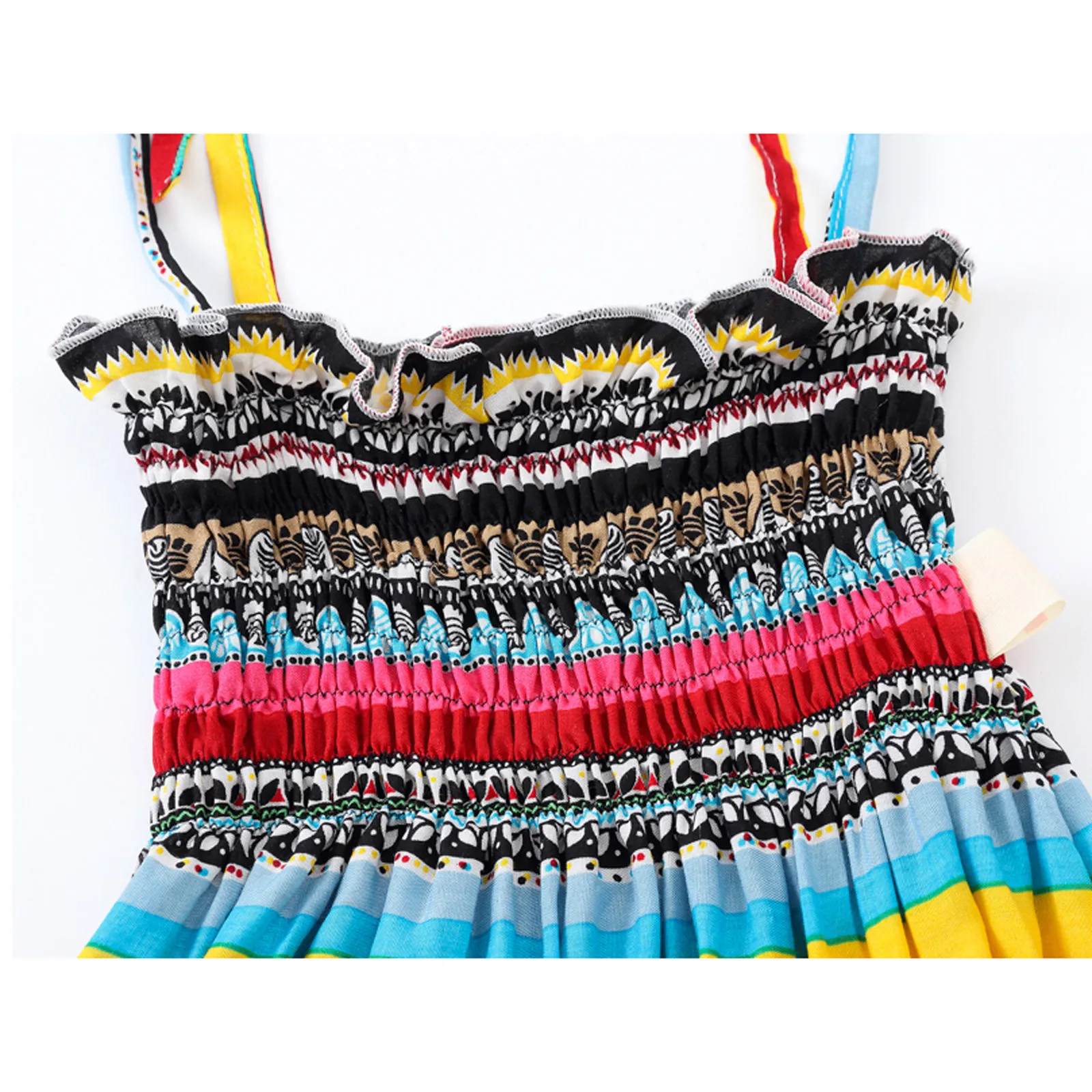 

Ishowtienda Baby Girl Dress Toddler Kids Baby Girl Summer Seaside Beach Dress Sling Skirt Floral Skirt Vestidos Sukienki Dla