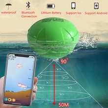 Free Shipping Brand New Smart Phone Sonar Sensor Bluetooth Intelligent Fish Finder Android & Ios Fish Visual Fishing