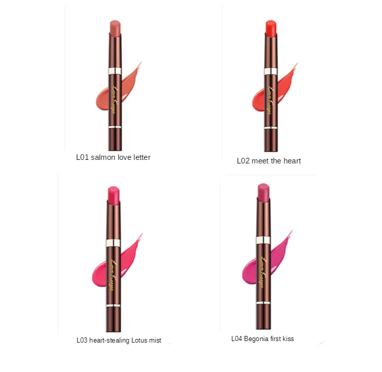 TT Love mantiene la belleza Candy Kisses Love l&aacute;piz labial Cameo marr&oacute;n ciruela naranja Maogeping maquillaje p&uacute;blico-1