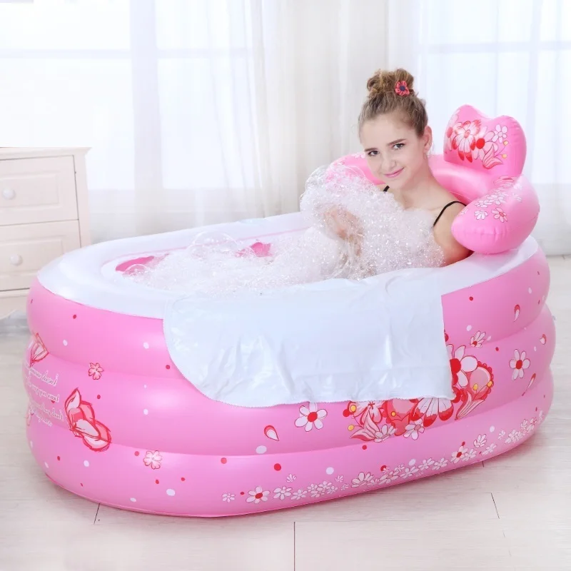 

Foot Portable Baby Baignoire Gonflable Banheira Inflavel Bath Adult Hot Tub Inflatable Bathtub