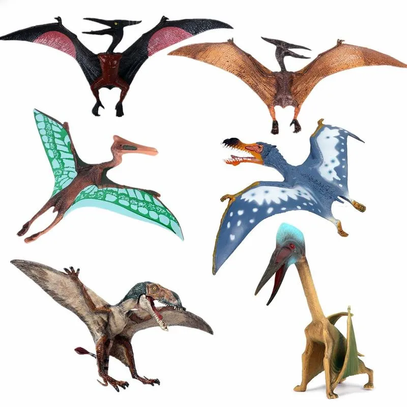 Распродажа! Экшн-фигурка птерозавра анхангуэра птеродактил с открытым ртом