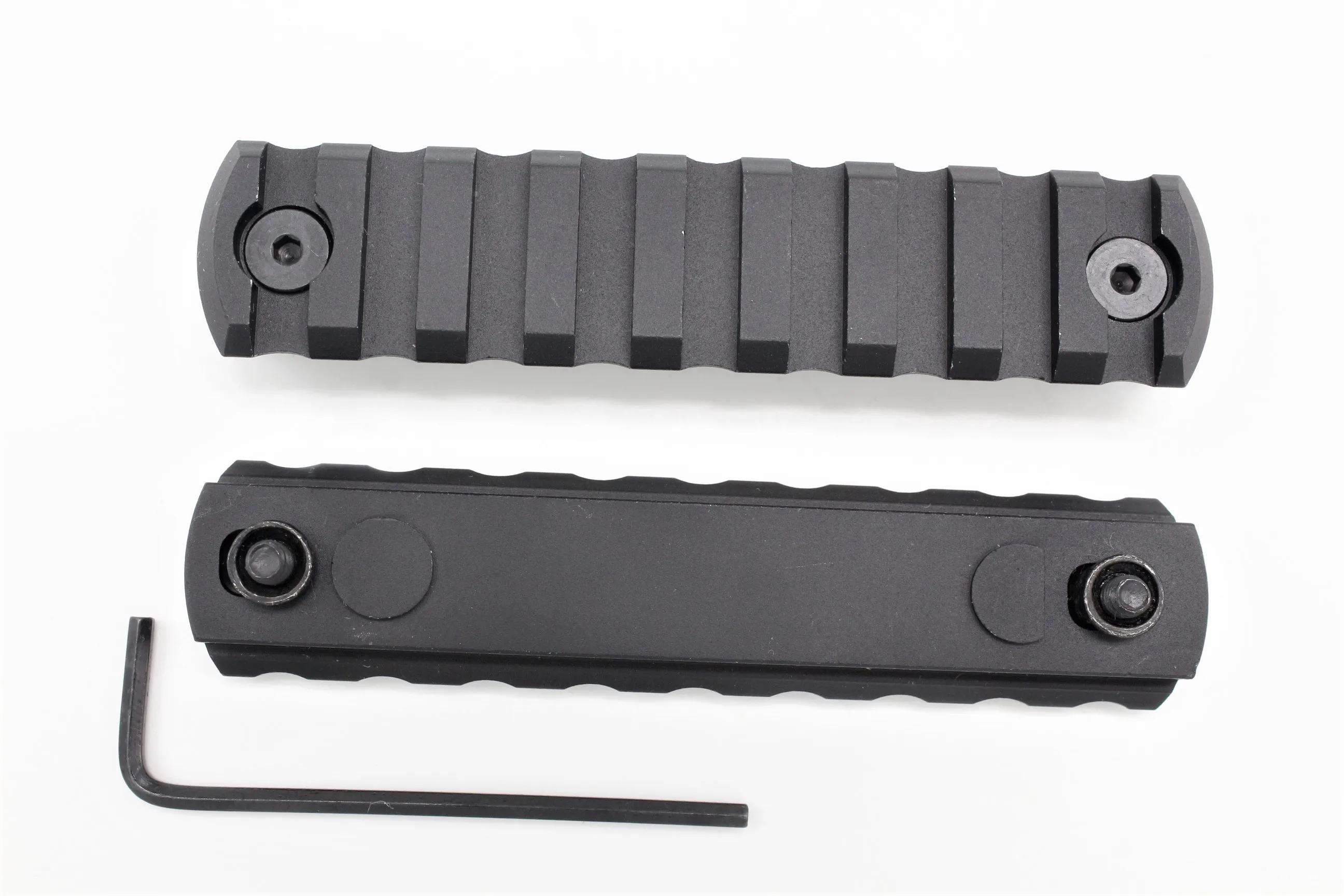 9 слотов черный/коричневый/красный цвет Алюминиевый Keymod / M-lok рельсовая секция