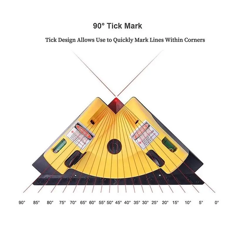 Инфракрасный лазерный нивелир измеритель проекции вертикальный и