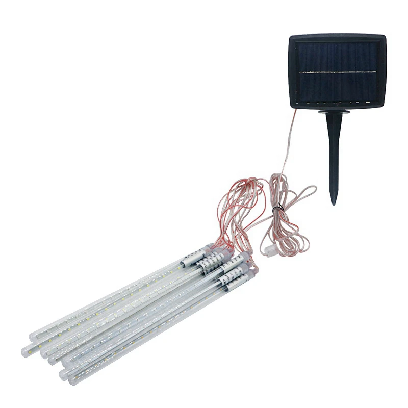 

SZYOUMY Водонепроницаемый светодиодный Рождественский свет s 10 шт./компл. SMD2835 снегопад трубка Метеоритный Дождь светодиодный светильник для Рождественского украшения