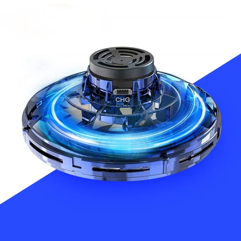 

Flynova Mini Drone LED UFO type Flying Helicopter spinner Fingertip Upgrade Flight Gyro Drone Aircraft Toy Adult Kids Gift