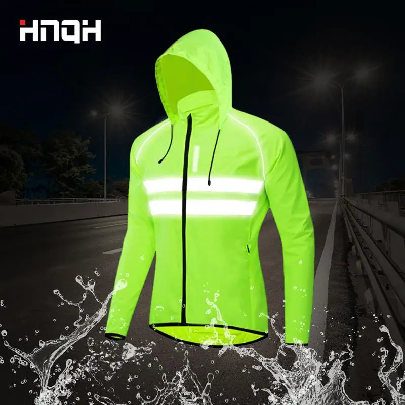 

Winter Men Cycling Jacket Waterproof Windproof Bike Jersey MTB Bicycle Run Reflective Long Sleeve Jacket Coat Riding Equipment