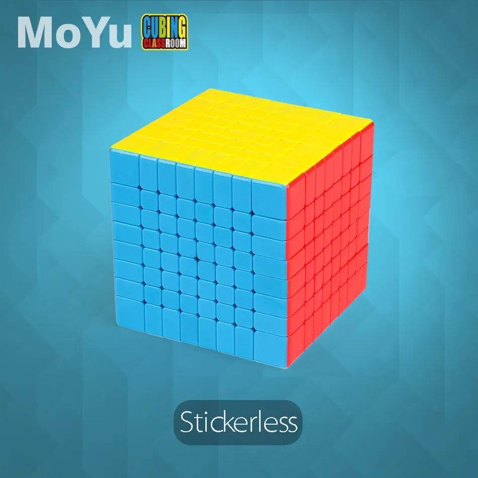 Moyu MF8 8X8X8 Migic Cube Без наклейка 8x8 Speed Мойу Кубинг Классная мою Stickerelss Черный кубик