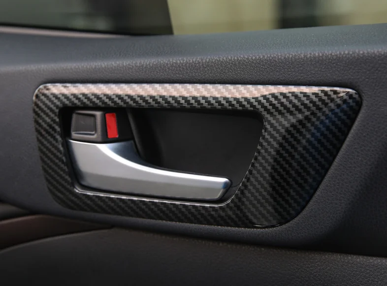 Для Toyota Highlander 2015-2019 DX ABS углеродное волокно внутренняя дверь вытяжной ручной