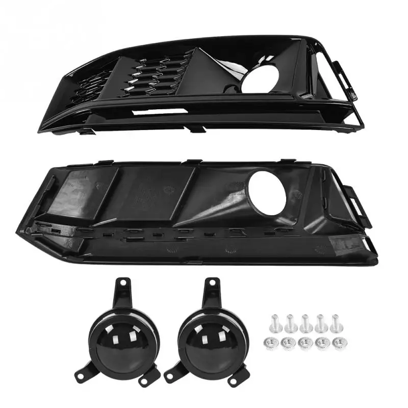 Пара для передних бамперов S4 Style противотуманный светильник решетка радиатора с