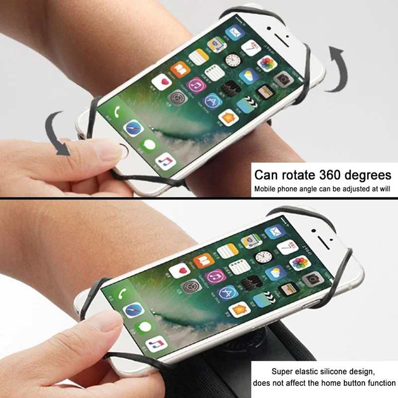 Наручный держатель для телефона IPhone бега 4-6 5 дюйма Универсальный спортивный