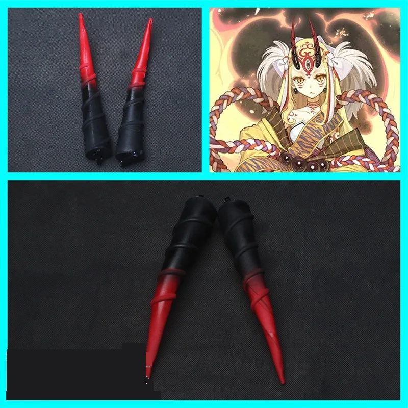 

Fate Grand Order FGO Berserker Ibaraki Douji Horn косплей костюм головной убор рожки Хэллоуин Косплей Prop