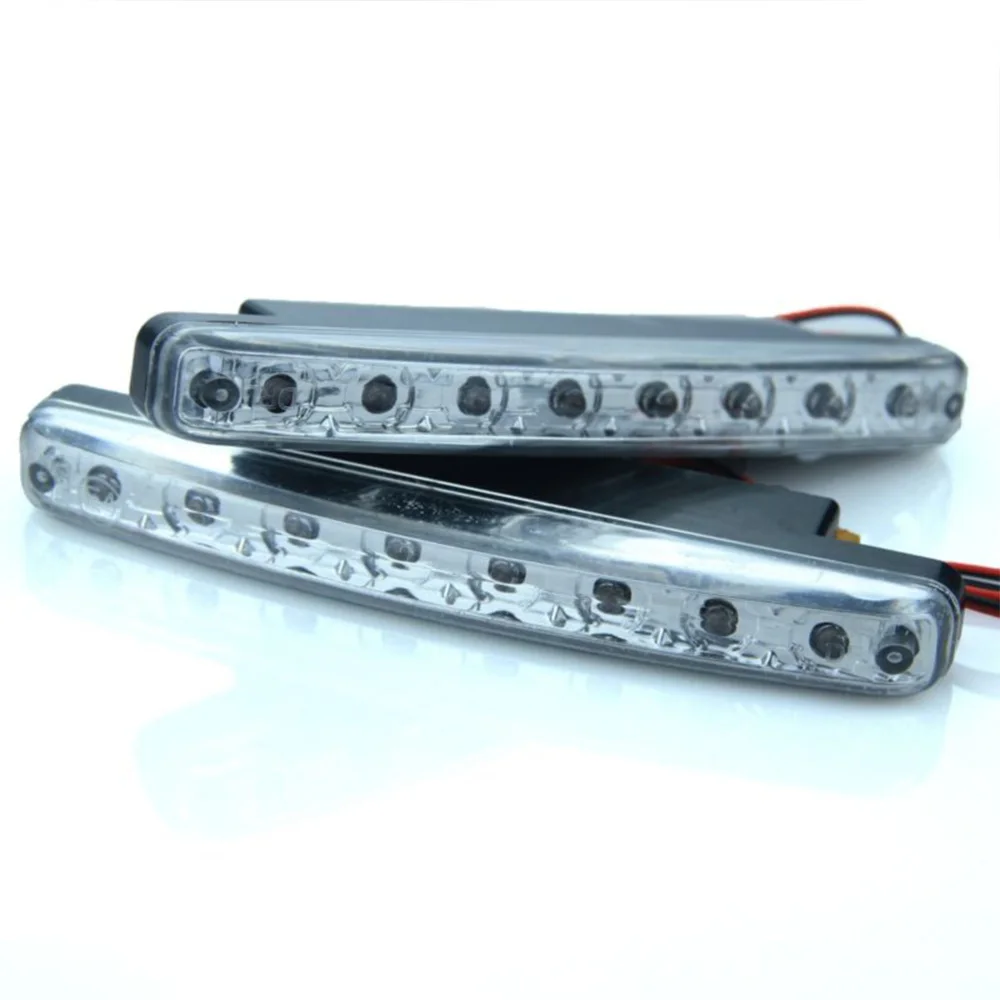

2Pc 12V 5W LED Headlight Bulb SMD 2x8 LEDs Professional LED Fog Light DRL