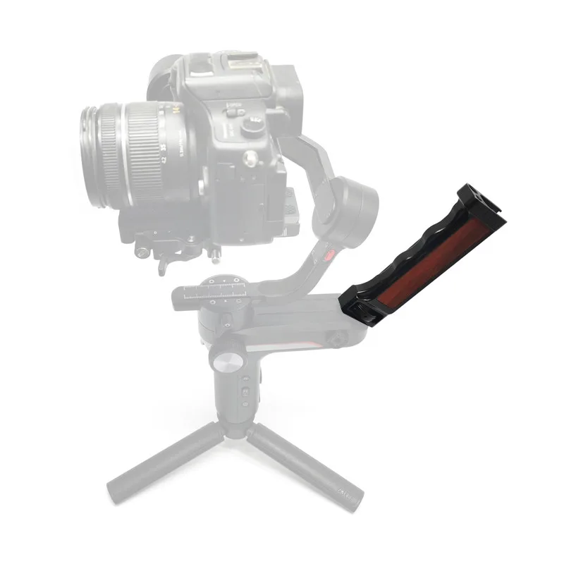 Деревянная ручка для Zhiyun Tech WEEBILL S Gimbal быстросъемная рукоятка с 1/4 3/8 монтажными