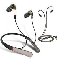 hi res earphones 3 5mm connector superior bluetooth module earbuds neck halter sports headphones