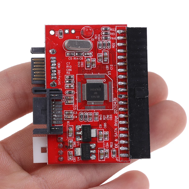 1Set IDE to SATA PCI Card 100/133 Serial HDD/CD/DVD Converter Adapter+Cable | Компьютеры и офис