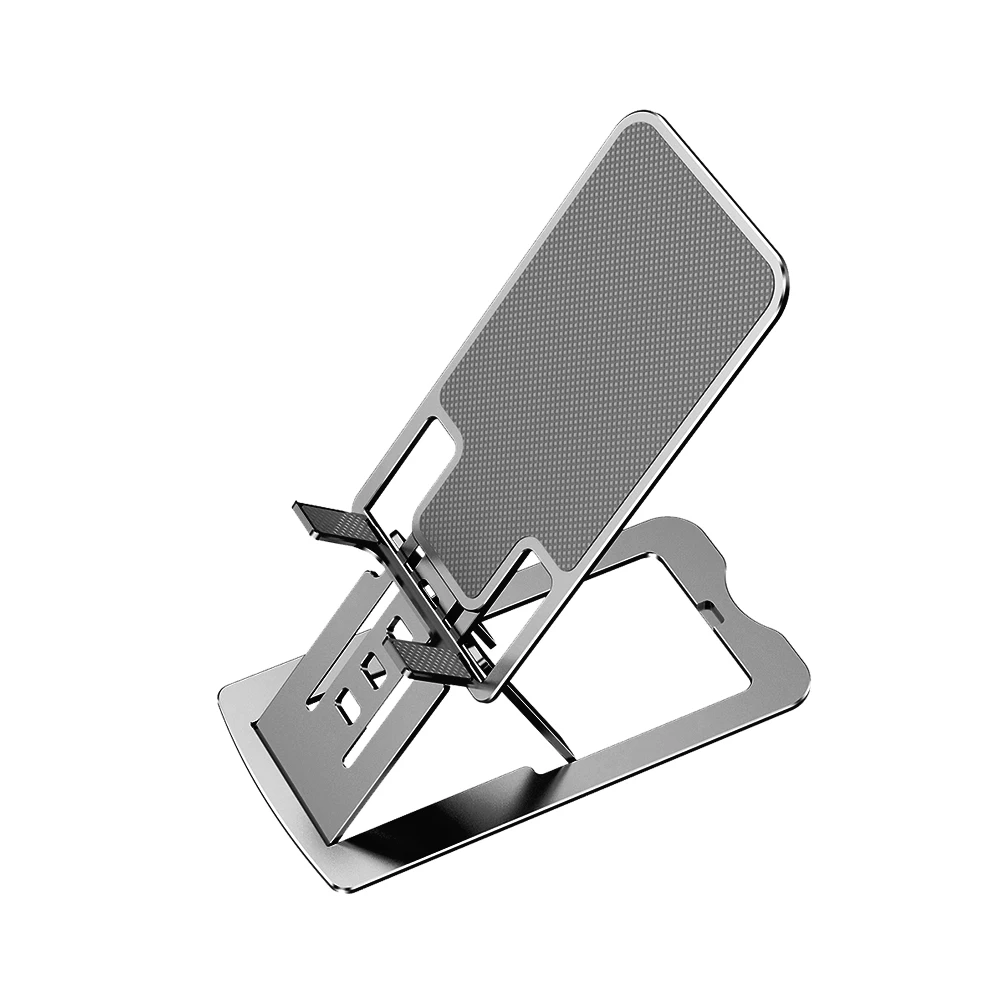 

New 7-level Height Adjustable Phone Stand Folding Ultra-thin Aluminum Alloy Portable Phone Holder for Phone/12inch Tablet Holder