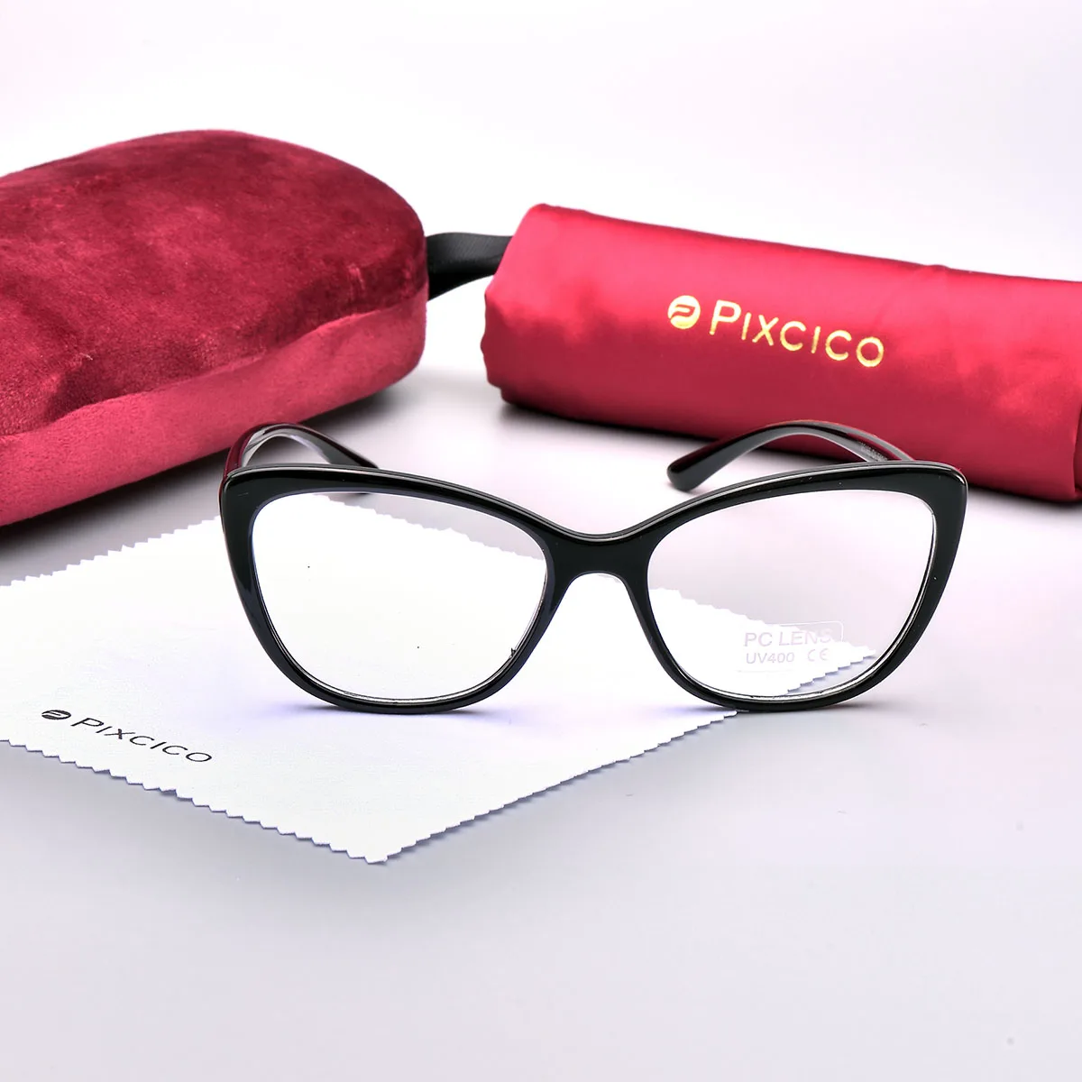 Pixcico B45737 кошачий глаз очки оправа женские роскошные брендовые оптические модные