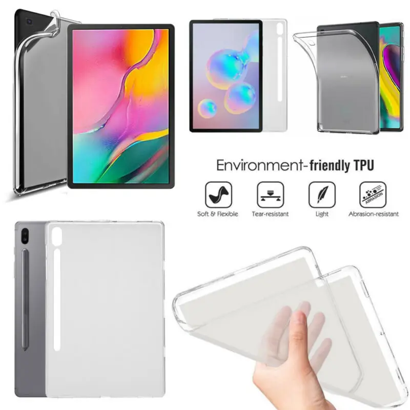 Силиконовый гелевый тонкий матовый чехол бампер из ТПУ для Samsung Galaxy Tab S6 10 5 in T860 T865