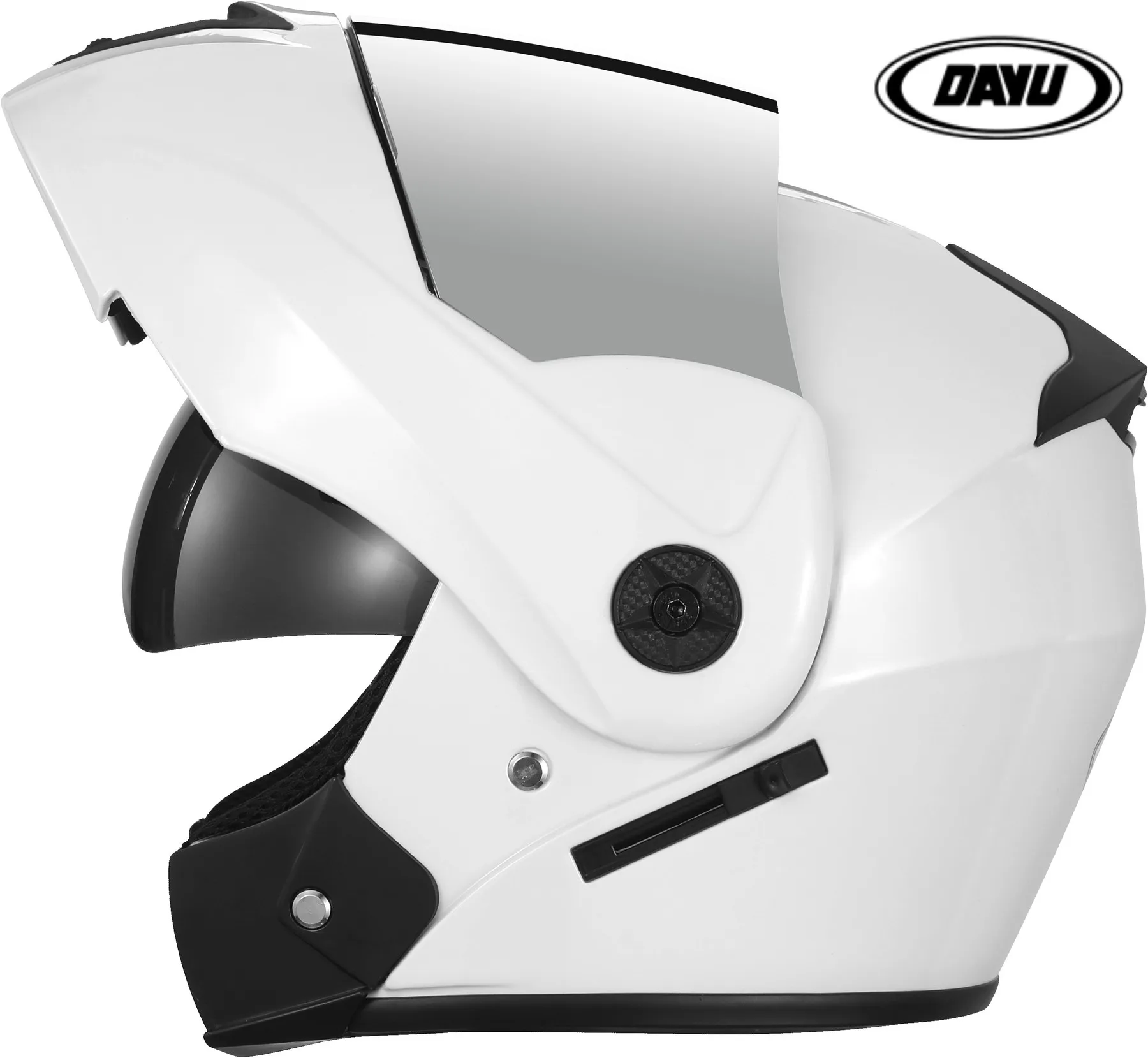 

2021 Flip Up Modular Dual Lens Racing Motorcycle Helmets DOT ABS Motocross Helmet Full Face Cascos Para casco Moto Safe Helm