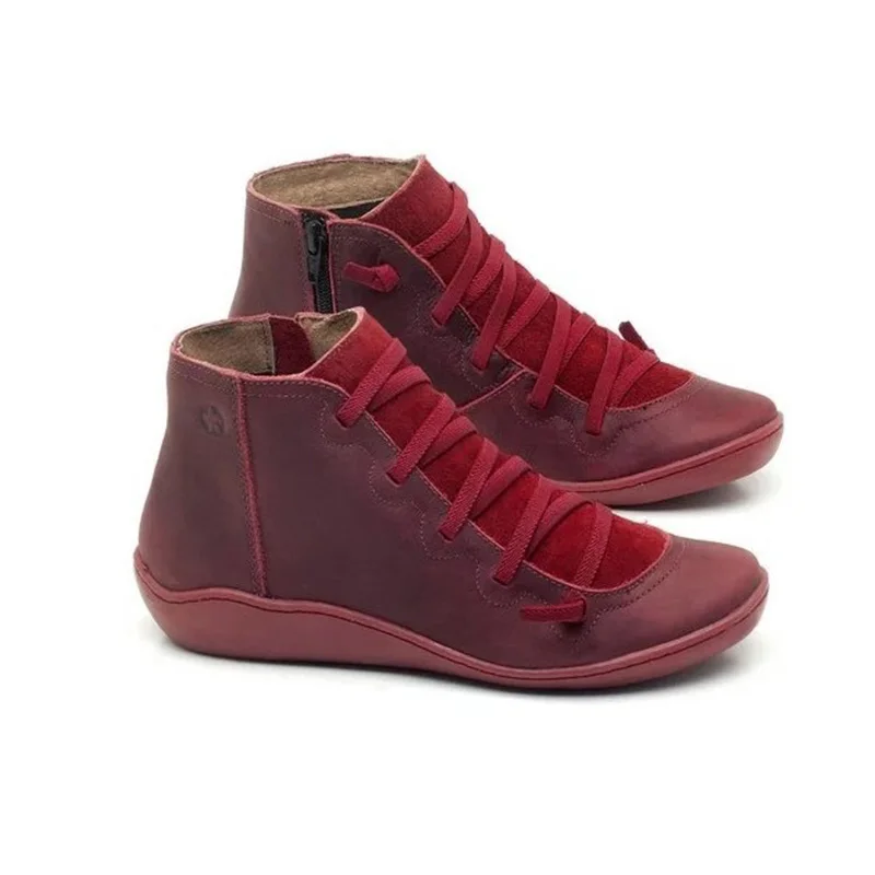 

New Autumn Early Winter Boots Women Bread Shoes Fashion Ins Women Ankle Boots Casual Female Shoes Soft Plus Size 42 A1990
