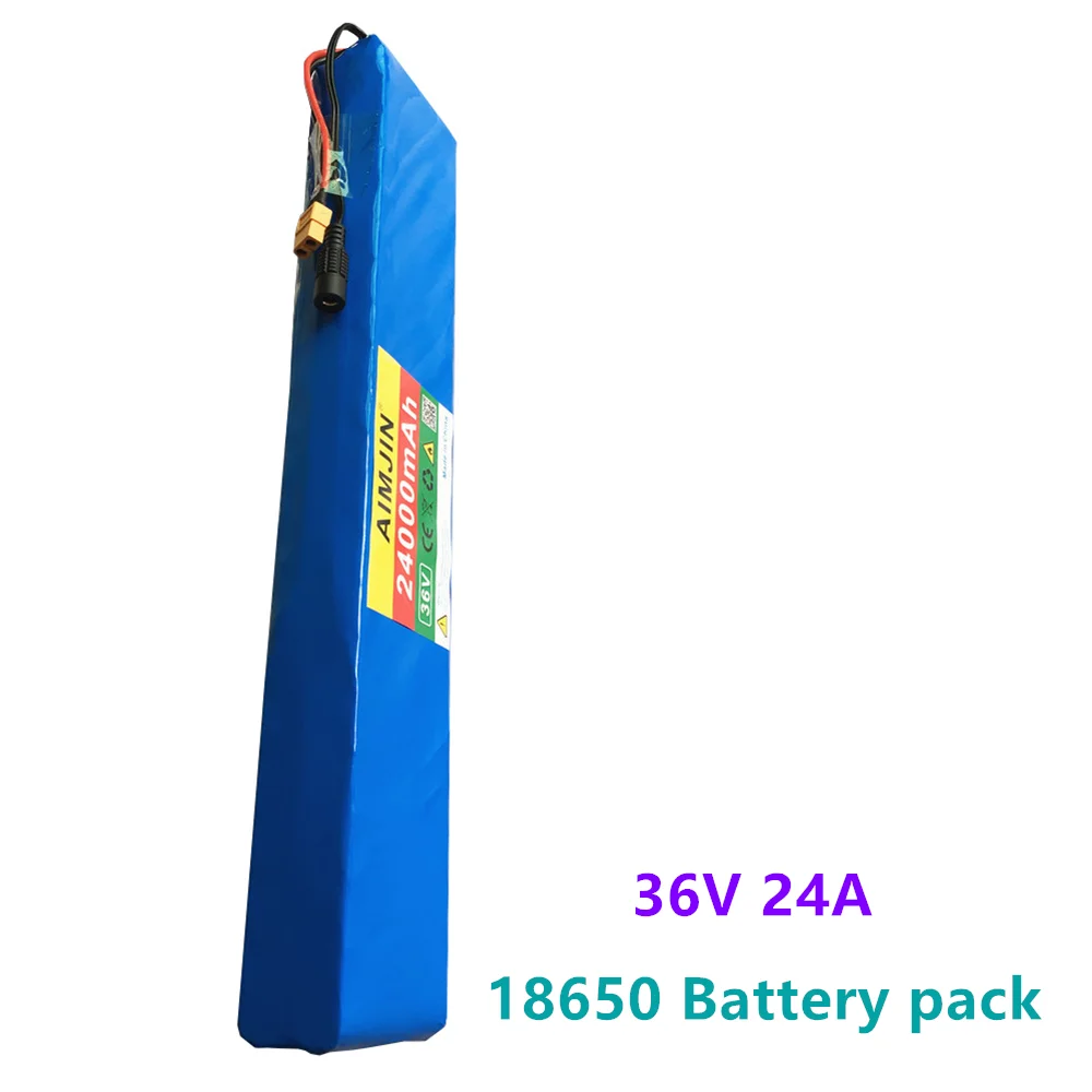 Новейший аккумулятор 36 В 10S4P 24Ah 18650 1000 Вт высокой мощности 24000 мАч фотоскутер BMS -